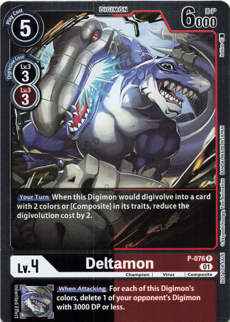 Deltamon - P-076 - Promo (Foil) available at 401 Games Canada