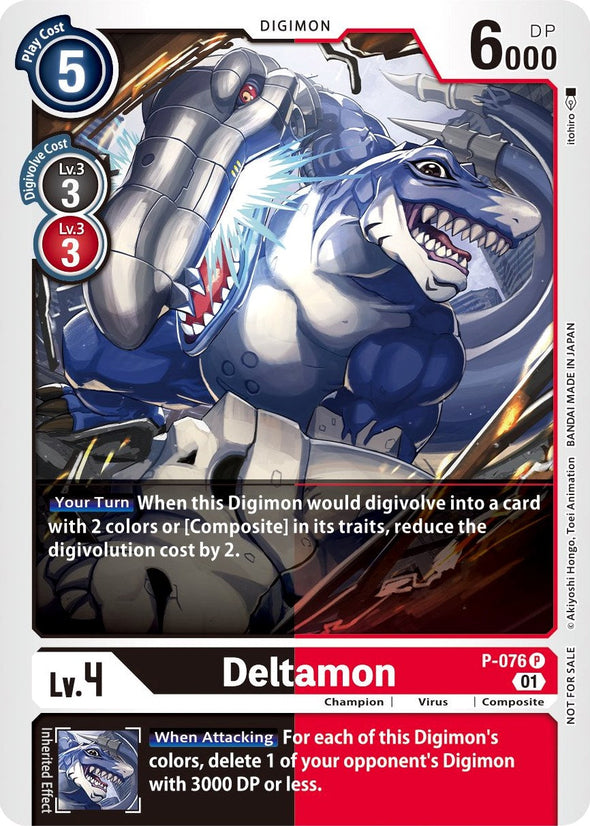 Deltamon - P-076 - Promo available at 401 Games Canada