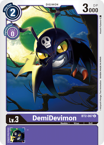 DemiDevimon - BT2-067 - Uncommon available at 401 Games Canada