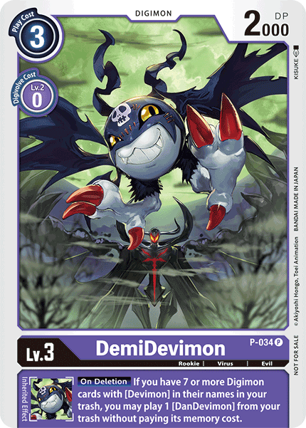 DemiDevimon - P-034 - Promo (Foil) available at 401 Games Canada