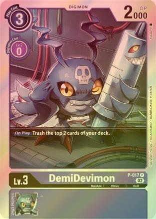 DemiDevimon (Resurgence Booster Reprint) - P-017 - Promo (Foil) available at 401 Games Canada