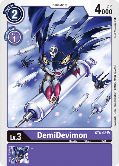 DemiDevimon - ST6-02 - Common available at 401 Games Canada