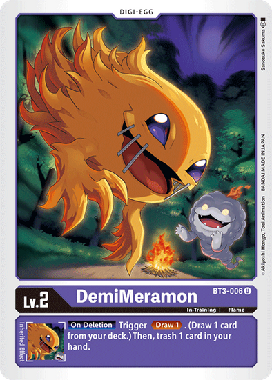 DemiMeramon - BT3-006 - Uncommon available at 401 Games Canada