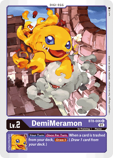 DemiMeramon - BT8-006 - Uncommon available at 401 Games Canada