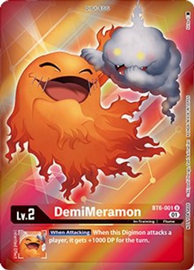 DemiMeramon (Box Topper) - BT6-001 - Uncommon available at 401 Games Canada