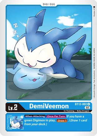 DemiVeemon - BT12-002 - Uncommon available at 401 Games Canada