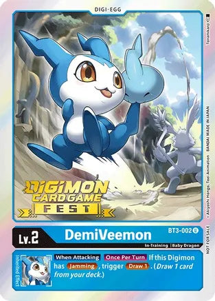 DemiVeemon (Digimon Card Game Fest 2022) - BT3-002 - Uncommon available at 401 Games Canada