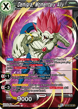 Demigra, Momentary Ally - BT13-123 - Super Rare available at 401 Games Canada