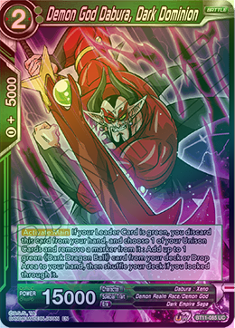 Demon God Dabura, Dark Dominion - BT11-085 - Uncommon (FOIL) available at 401 Games Canada