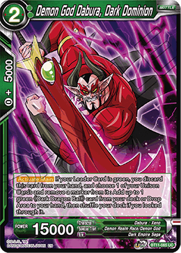 Demon God Dabura, Dark Dominion - BT11-085 - Uncommon (Reprint) available at 401 Games Canada