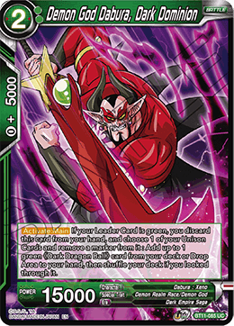 Demon God Dabura, Dark Dominion - BT11-085 - Uncommon available at 401 Games Canada