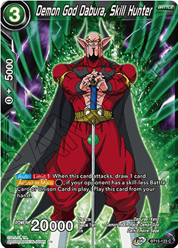 Demon God Dabura, Skill Hunter - BT15-123 - Common available at 401 Games Canada