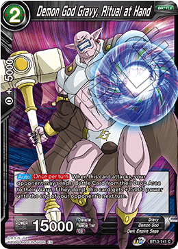 Demon God Gravy, Ritual at Hand - BT13-141 - Common (FOIL) available at 401 Games Canada