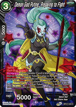 Demon God Putine, Preparing to Fight - BT17-120 - Rare (Foil) available at 401 Games Canada