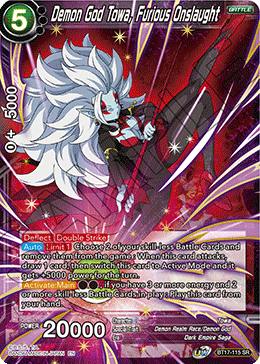 Demon God Towa, Furious Onslaught - BT17-115 - Super Rare available at 401 Games Canada