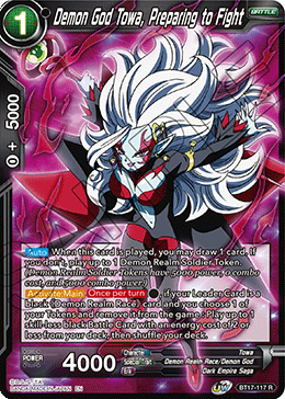 Demon God Towa, Preparing to Fight - BT17-117 - Rare (Foil) available at 401 Games Canada