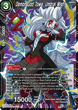 Demon God Towa, Umbral Might - BT16-115 - Super Rare available at 401 Games Canada