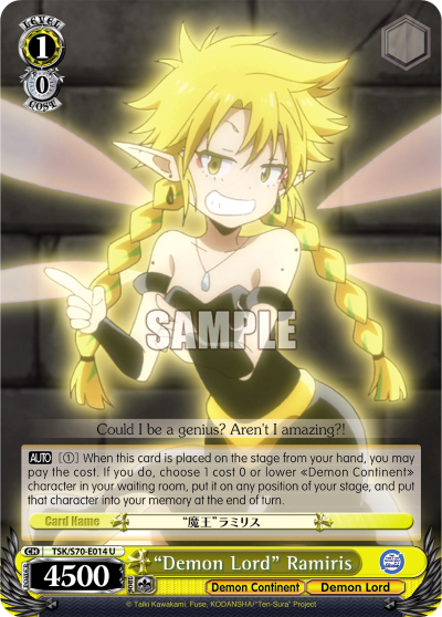 "Demon Lord" Ramiris - TSK/S70-E014 - Uncommon available at 401 Games Canada