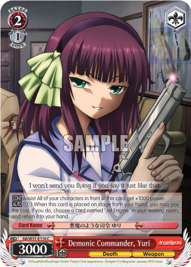 Demonic Commander, Yuri - AB/W31-E116 - Common available at 401 Games Canada