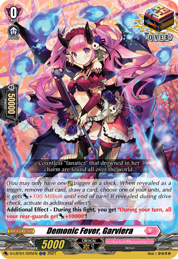 Demonic Fever, Garviera - D-LBT01/025 - Over RR available at 401 Games Canada