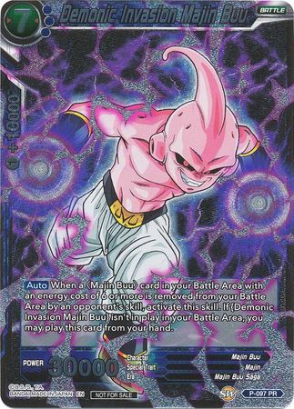 Demonic Invasion Majin Buu - P-097 - Promo (Foil) available at 401 Games Canada