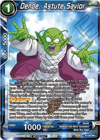 Dende, Astute Savior - P-150 - Promo (Foil) available at 401 Games Canada