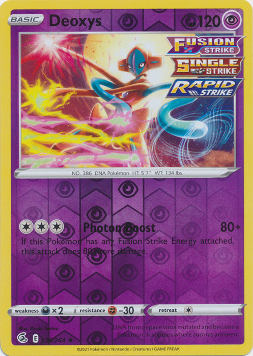 Deoxys - 120/264 - Holo Rare - Reverse Holo available at 401 Games Canada