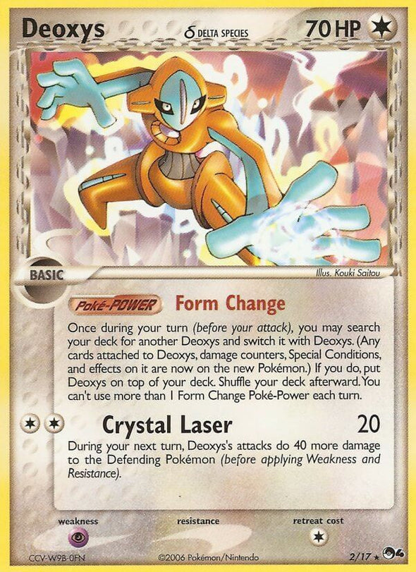 Deoxys - 2/17 - Rare available at 401 Games Canada