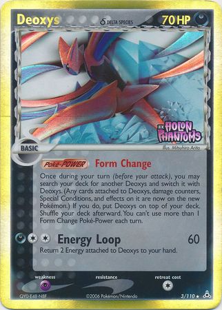 Deoxys - 3/110 - Holo Rare - Reverse Holo available at 401 Games Canada