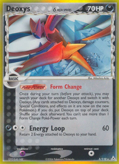 Deoxys - 3/110 - Holo Rare available at 401 Games Canada