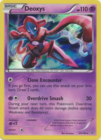 Deoxys - 33/108 - Holo Rare available at 401 Games Canada