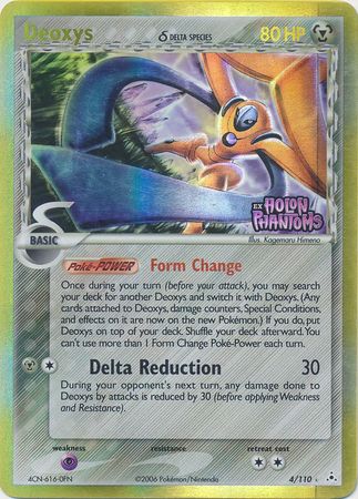 Deoxys - 4/110 - Holo Rare - Reverse Holo available at 401 Games Canada
