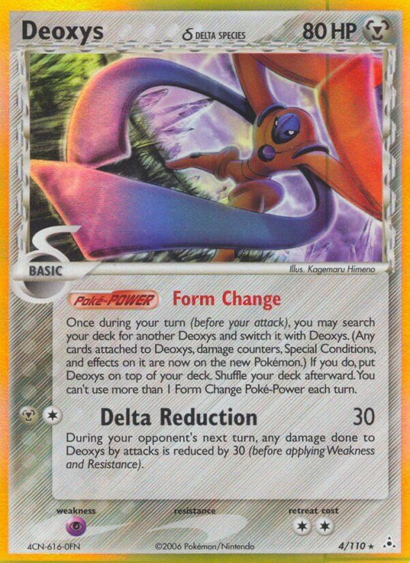 Deoxys - 4/110 - Holo Rare available at 401 Games Canada