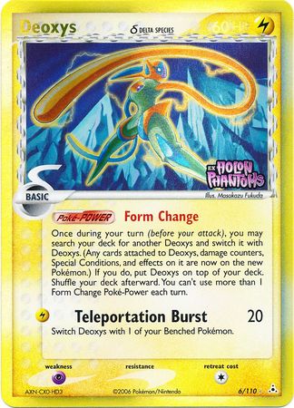 Deoxys - 6/110 - Holo Rare - Reverse Holo available at 401 Games Canada