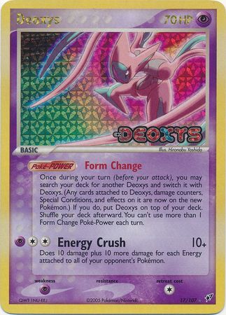 Deoxys (Attack) - 17/107 - Rare - Reverse Holo available at 401 Games Canada