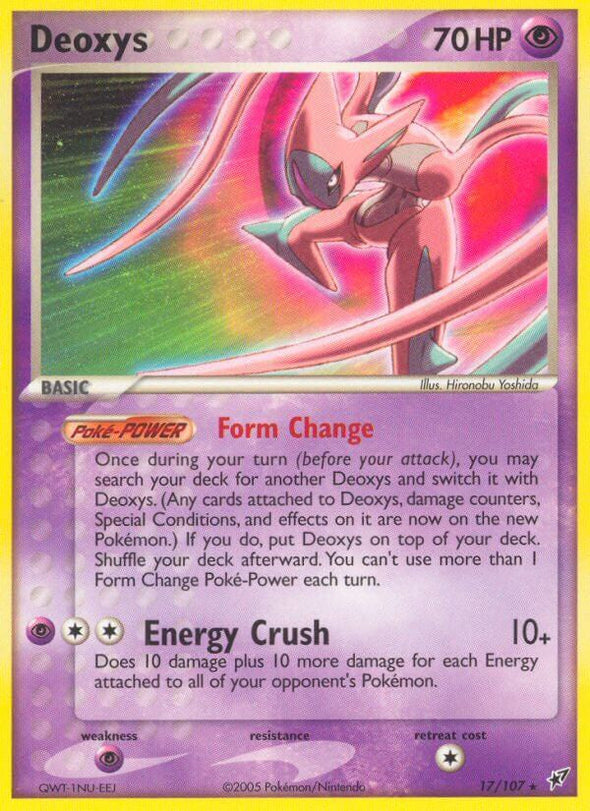 Deoxys (Attack) - 17/107 - Rare available at 401 Games Canada