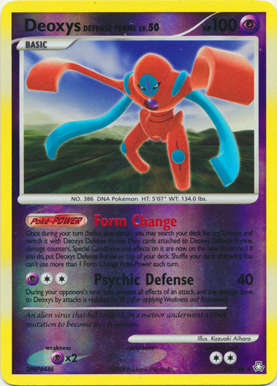 Deoxys Defense Forme - 25/146 - Rare - Reverse Holo available at 401 Games Canada