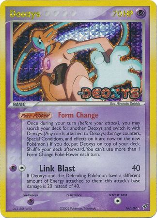 Deoxys (Normal) - 16/107 - Rare - Reverse Holo available at 401 Games Canada