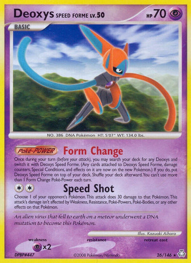 Deoxys Speed Forme - 26/146 - Rare available at 401 Games Canada