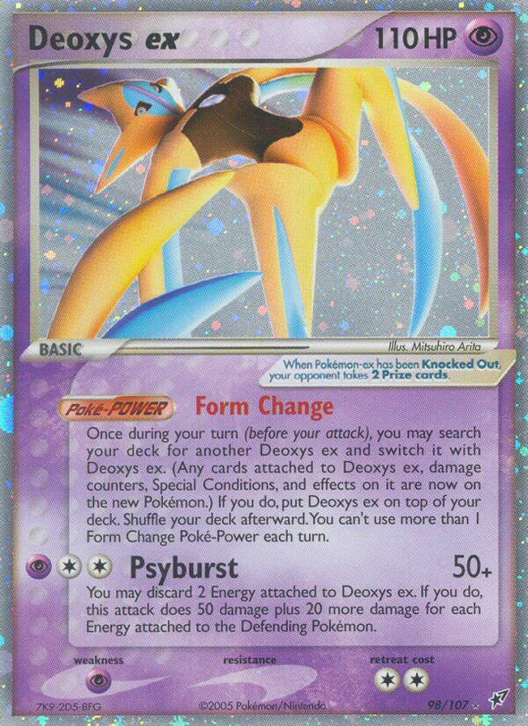 Deoxys ex (Attack) - 98/107 - Ultra Rare available at 401 Games Canada