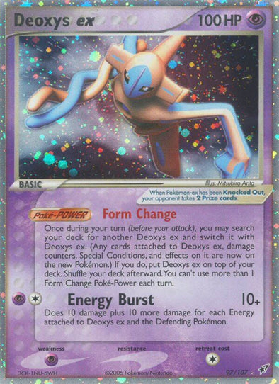 Deoxys ex (Normal) - 97/107 - Ultra Rare available at 401 Games Canada