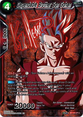 Dependable Brother Son Gohan - BT7-006 - Special Rare Signature (SPR)(S) available at 401 Games Canada