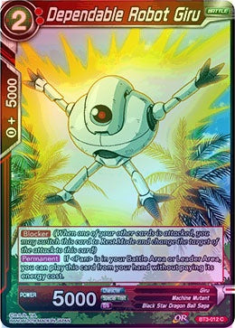 Dependable Robot Giru - BT3-012 - Common (Foil) available at 401 Games Canada