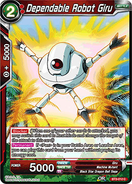 Dependable Robot Giru - BT3-012 - Common available at 401 Games Canada