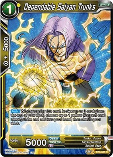 Dependable Saiyan Trunks - BT6-086 - Common available at 401 Games Canada