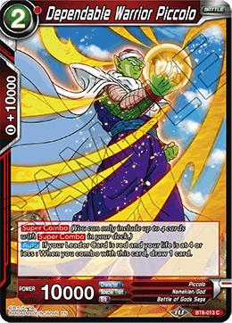 Dependable Warrior Piccolo - BT8-013 - Common available at 401 Games Canada