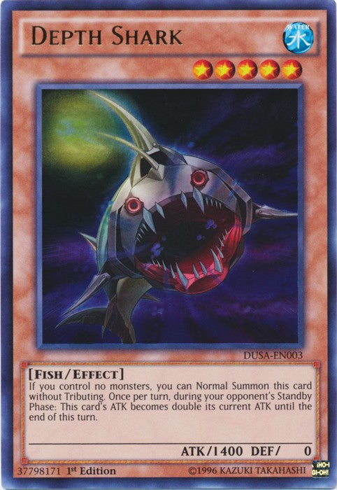 Depth Shark - DUSA-EN003 - Ultra Rare - 1st Edition available at 401 Games Canada