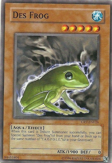des deck yugioh 401 Games Canada - Des Frog - CRV-EN026 - Common