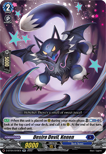 Desire Devil, Kenen - D-BT04/019 - Double Rare available at 401 Games Canada