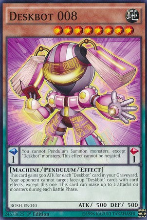 Deskbot 008 - BOSH-EN040 - Common - 1st Edition available at 401 Games Canada
